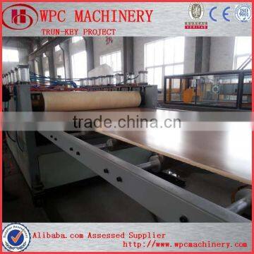 wood plastic composite board making machine