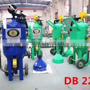 2017 portable dustless sandblaster/ sand blaster pot with free shipping