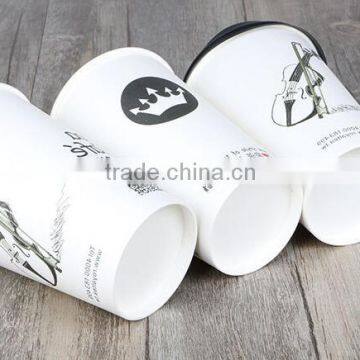 Disposable Paper Cup Printed Logo Compostable Coffee Cup photo-3