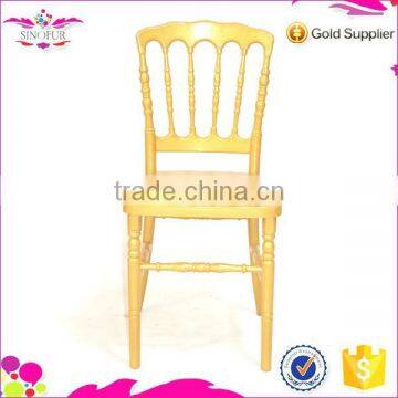 2015 Sinofur best sell gold garden resin napoleon chair