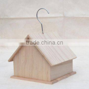 Simple Wooden Craft Bird Cage House photo-2