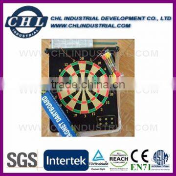 Wooden two sided tournament magnetic dart board