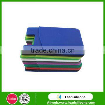 Low Price Silicone Card Pocket With 3M Sticker,High Quality Silicone Card Holder photo-5