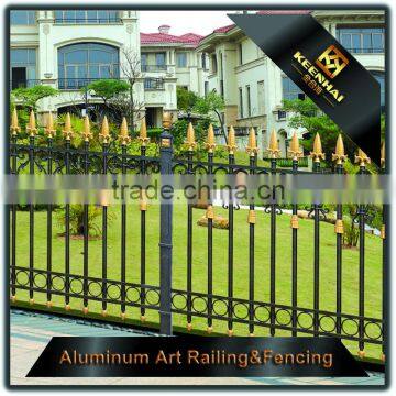 Color Powder Coated Cast Aluminum Villa Outdoor Garden Fencing