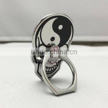 Skeleton skull ring wrist ring holder multiple mobile phone holder