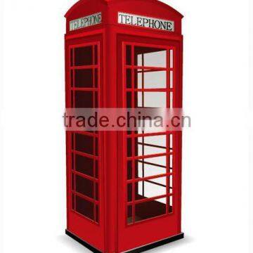 street Popular metal telephone booth design