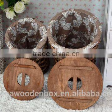 Wicker&woven Basket for Laundry photo-2