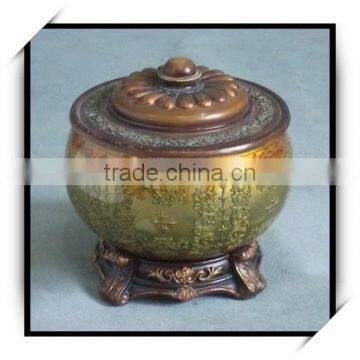 Round colored Jewellery box