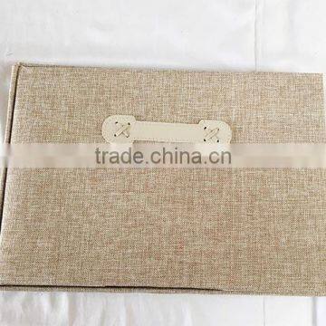 Collapsible Non Woven Storage Box Foldable With Lid photo-6