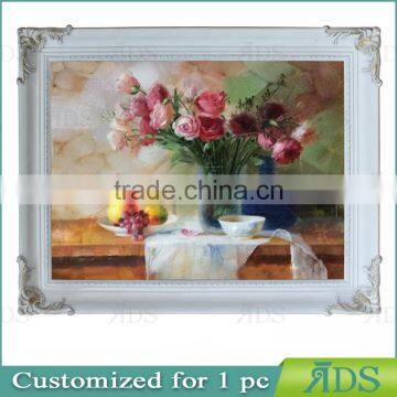 Popular Modern Rose Flower Oil Painting On Canvas photo-2