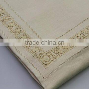 100% Cotton Plain Hemstitched Table Napkins, Set of 6 photo-2