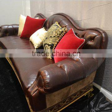 BISINI Latest Leather Chesterfield Sofa photo-4