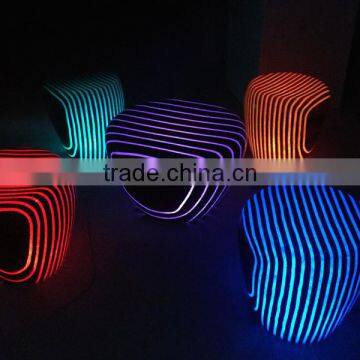 led chair for bar/ lighting sofa