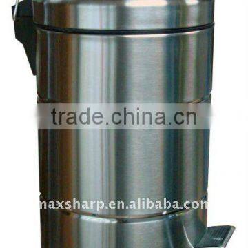 foot pedal stainless steel dust bin
