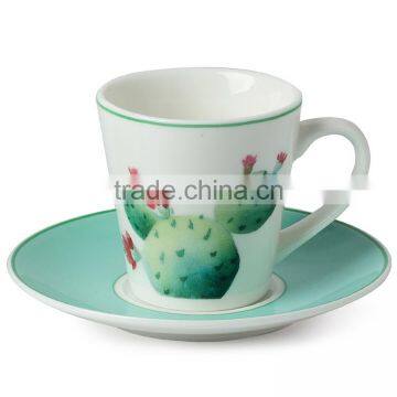 New Design Jungle Style New Bone China Dinner Sets for 4 photo-5