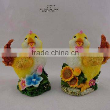 2017 New Year Souvenir Animal Statue Resin Chicken for Home Decoration photo-3
