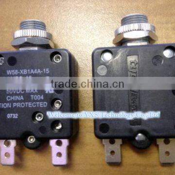 United States W58-XB1A4A-15 15A 250V Equipment thermal switch Press Return Type