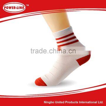 Pure cotton stripe short tube their odor-proof cotton men and women are socks,Average size of socks
