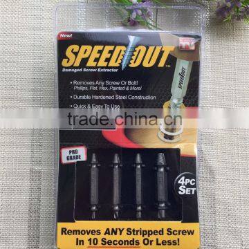 Double Ended Best Broken Screw Extractor Wood Bolts Hard Head Remover Tool photo-2