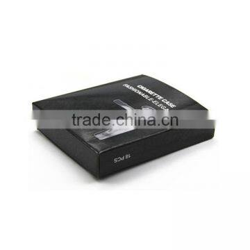 2017 Cheap High Quality Pocket Leather Metal 18 Cigarette Box Case photo-3