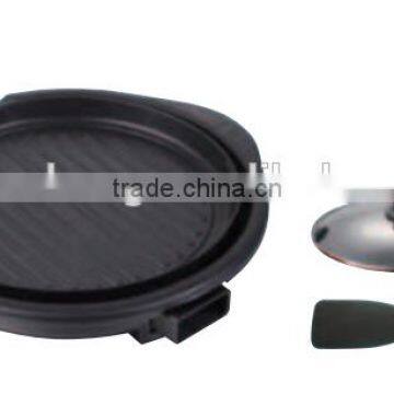 Mini Cast Aluminium Electric Grill Pan Frying Pan Skillet 11'' photo-5