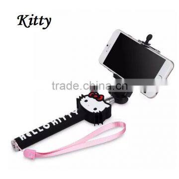 China Supplier Cute Bluetooth Cartoon Selfie Stick