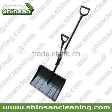 2015 fashionable metal snow shovel with two handles/snow shovel with two handles/long snow shovel with two handles