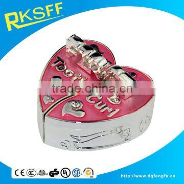 die casting zinc alloy hot sale baby caring tooth and curl Box set