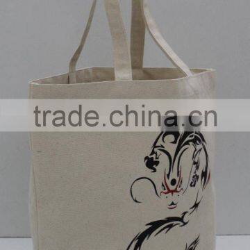 Wholesale Cheap Custom Printed Canvas Tote Bag With Canvas Handle photo-2