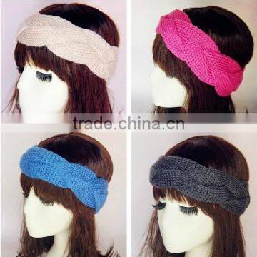 2014 Fahion Knit Head Wrap With Bow Wholesale photo-2