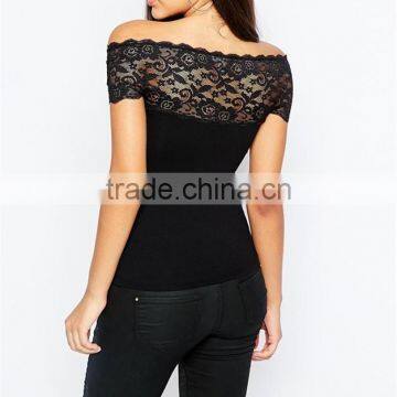 Girls Sexy Sleeveless Top 2016 off Shoulder Sexy Sleeveless Top HST3756 photo-2