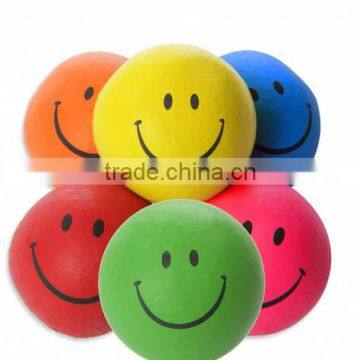 Wholesale Kids Beach pu Smiley Ball Cute Stress pu Ball photo-5