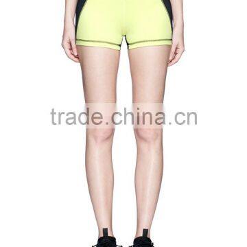2016 unique design lady neon colourblock mountain bike shorts customized