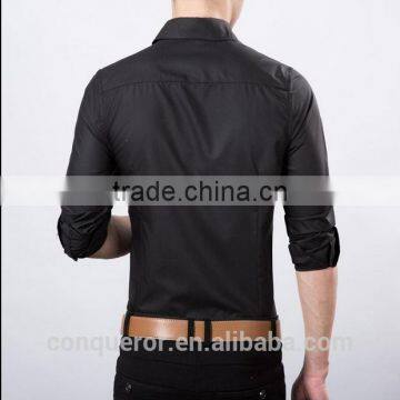 Men's White Cotton Shirt Slim Fit Shirt HOT! MSRL0042 photo-5