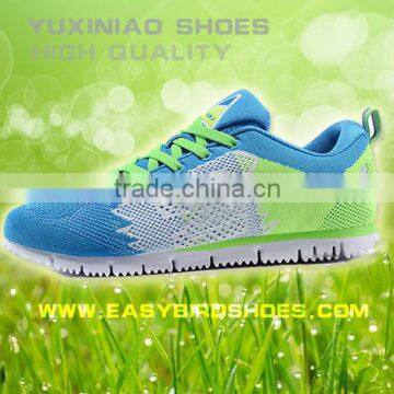 high quality men sport running shoes sneakers brand, male fly fabric sport shoe running made in jinjiang