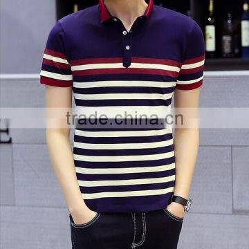 2016 New Men Polo Shirt Classic Striped Casual Mens Polo Shirt Brands Short Sleeve Summer Cotton Fashion Camisa Men's Polos