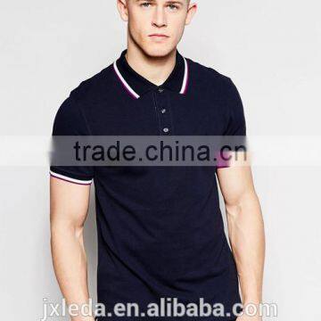 Customize men short sleeve 100% cotton pique dry fit sports golf polo shirt