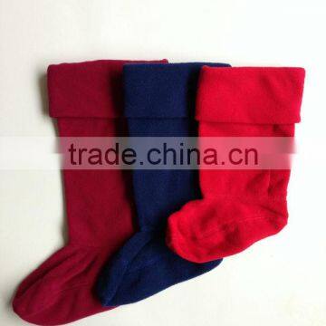 White Pure Colour Adult &kids New Polar Fleece Rain Boot Leg Warmer Factory photo-5