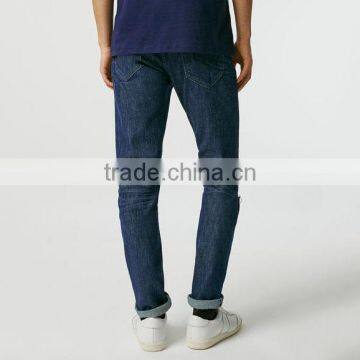 Men Fancy Ripped Blank New Style Men Jeans Pent Wholesale photo-2
