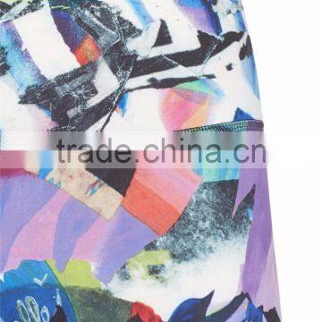 Custom Design Women Yoga High Waist Sport Leggings Digital Print Fitness Pants photo-5