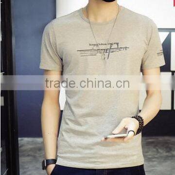 Summer men's T-shirt Cultivate one's morality short sleeve round collar on summer wear clothes