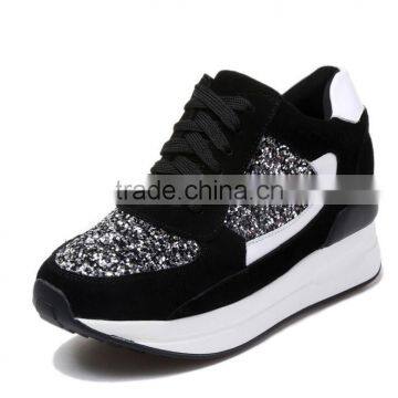 Zm11658a New Design Student Casual Sport Shoes Women Paillette Shoes photo-5