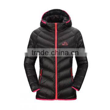 2017 new waterproof womens down jacket compressible ,womens' ultralight jackets