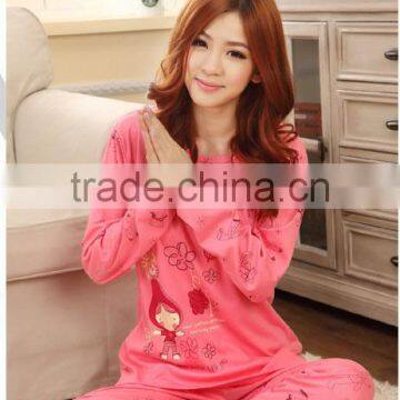 2014Hot sale n cotton lovely pretty girls pajamas for girls