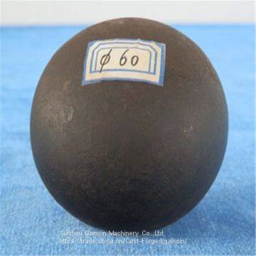 dia.40,50mm forged grinding media,forged grinding mill steel balls, rolled steel balls,rolld balls for ball mill