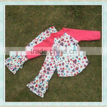 wholesale baby valentines day girl heart outfit valentine boutique clothing clothing manufacturers overseas