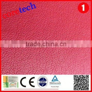 Hot sale Durable faux leather upholstery fabric factory