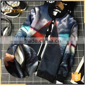 3D Printing Customized 2015 New Design Jacket Mens Nylon Oxford Jacket