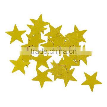 Polyvinylchlorid Confetti Party Decorations Stars Golden