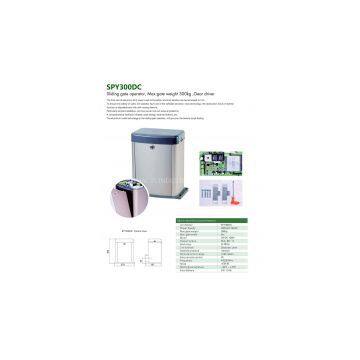 SPY300DC Sliding gate operator, Max: gate weight 300kg, Gear driver